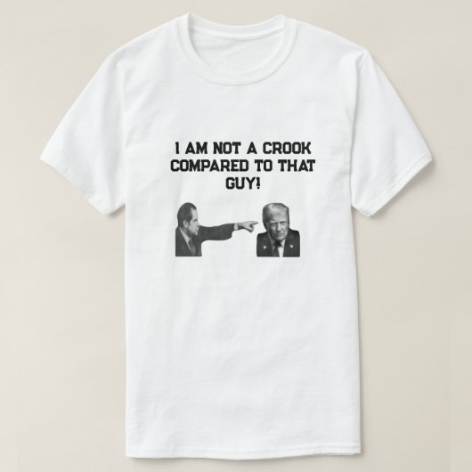 I Am Not A Crook T-Shirt (Design voorkant)
