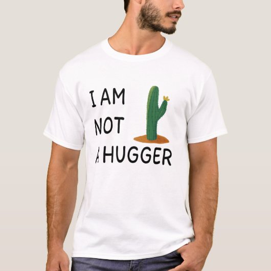 I am not A hugger Sarcatic No Hugger gift T-shirt (Voorkant)