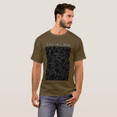 I Am Not A Robot Heren Bruin T-shirt (Voorkant volledig)