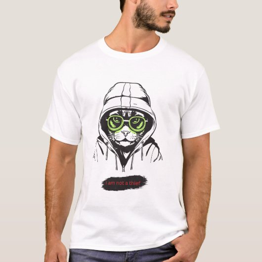 i am not a thief t-shirt (Voorkant)