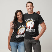 I Am Not Amoosed American Bison Buffalo Wisent T-shirt (Unisex)