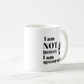 I am not Bossy I am aggressively helpful Koffiemok (Voorkant rechts)
