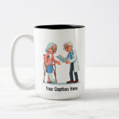 I am NOT Paying THIS! Tweekleurige Koffiemok (Links)