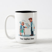 I am NOT Paying THIS! Tweekleurige Koffiemok (Links)