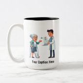 I am NOT Paying THIS!  Tweekleurige Koffiemok (Links)