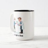 I am NOT Paying THIS!  Tweekleurige Koffiemok (Voorkant links)