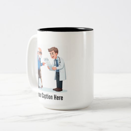 I am NOT Paying THIS!  Tweekleurige Koffiemok (Voorkant links)