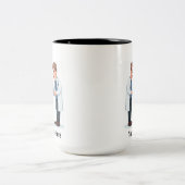 I am NOT Paying THIS!  Tweekleurige Koffiemok (Center)