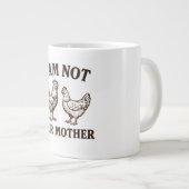I am not your mother rooster and hen Grote Koffiekop (Voorkant rechts)