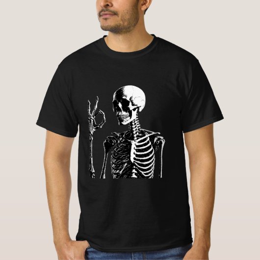 I am Okay Skull T-shirt (Voorkant)