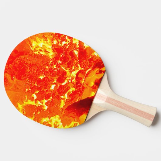 I am on fire tafeltennisbatje (Zijkant)