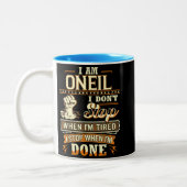 I Am Oneil. I Don't Stop When I'm Tired Tweekleurige Koffiemok (Links)