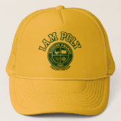 I AM POLY Trucker Hat Pet (Voorkant)