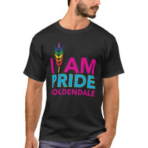 I AM PRIDE Goldendale Donker T-shirt