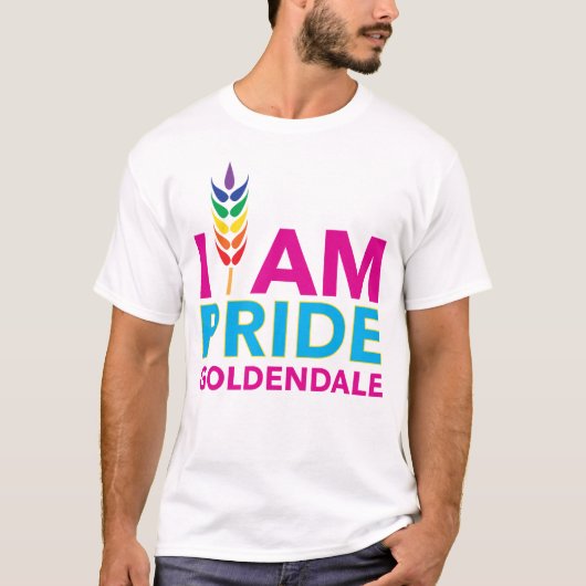 I AM PRIDE Goldendale Light T-shirt (Voorkant)