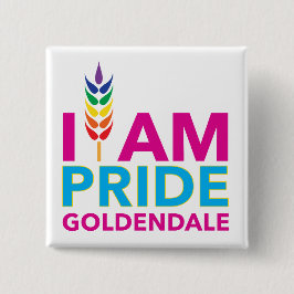 I AM PRIDE Goldendale Square Button