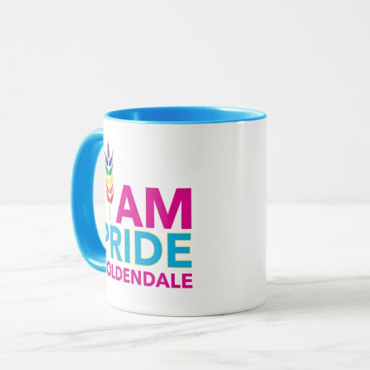 I AM PRIDE Goldendale Two Tone Mok (Voorkant links)