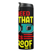 I Am Proof God Exists Thermosbeker (Geroteerd rechts)