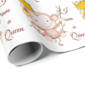 I Am Queen – Elegant Cadeaupapier (Rol Hoek)