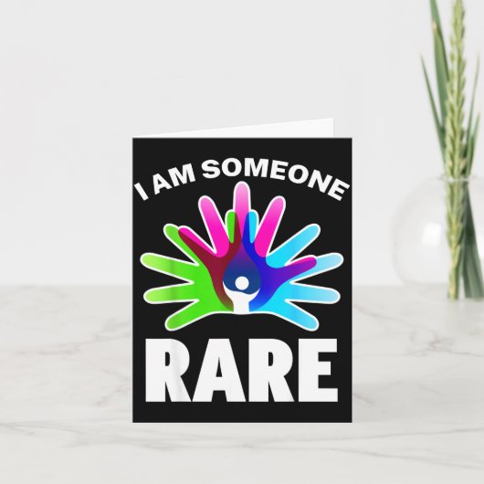 I Am Rare Disease Awareness Shirt - Rare Disease D Kaart (Voorkant)