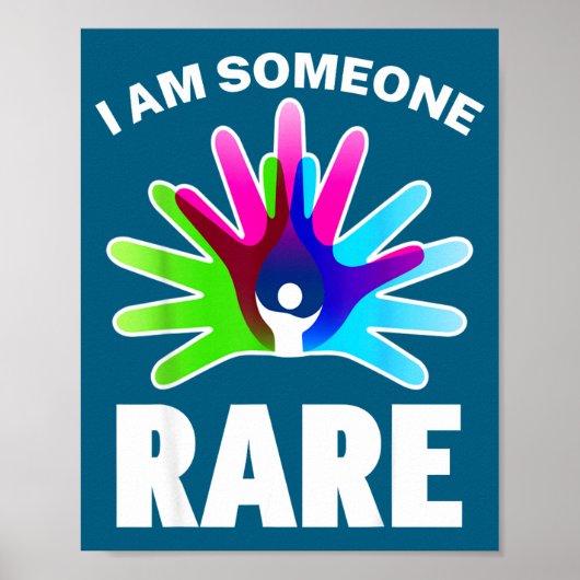 I Am Rare Disease Awareness Shirt - Rare Disease D Poster (Voorkant)