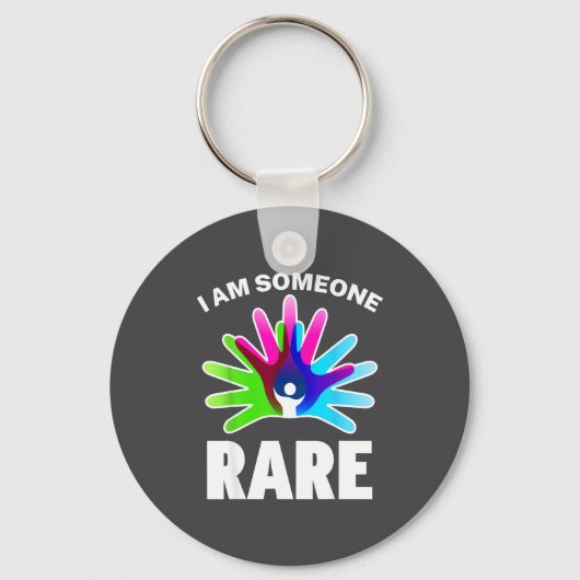 I Am Rare Disease Awareness Shirt - Rare Disease D Sleutelhanger (Voorkant)
