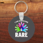 I Am Rare Disease Awareness Shirt - Rare Disease D Sleutelhanger (Voorkant)