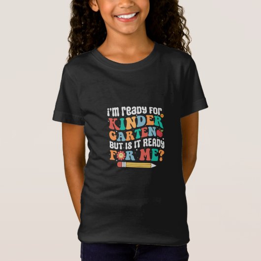 I am ready Kindergarten T-shirt (Voorkant)