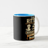 I Am Ritter. I Don't Stop When I'm Tired Tweekleurige Koffiemok (Voorkant rechts)