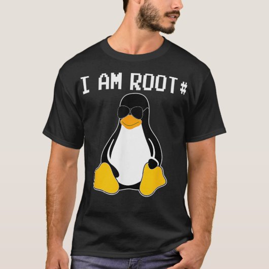 I am Root Programmer SysAdmin T-shirt (Voorkant)