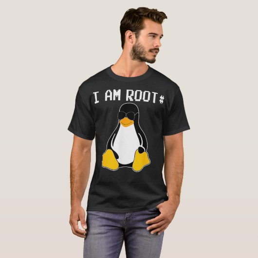 I am Root Programmer SysAdmin T-shirt (Voorkant volledig)