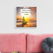 I am safe and loved by the universe canvas afdruk (Insitu (Woonkamer))