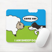 I AM SEEPDOG. マウスパッド MUISMAT (Met muis)