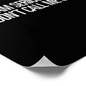 I Am Serious And Don't Call Me Shirley Funny Shirt Poster (Hoek)