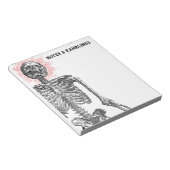 I am Skeleton! Notepad Notitieblok (Schuin)