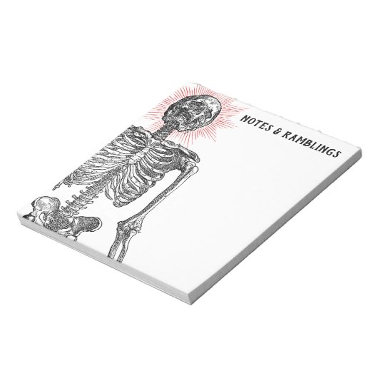 I am Skeleton! Notepad Notitieblok (Linkerzijde)