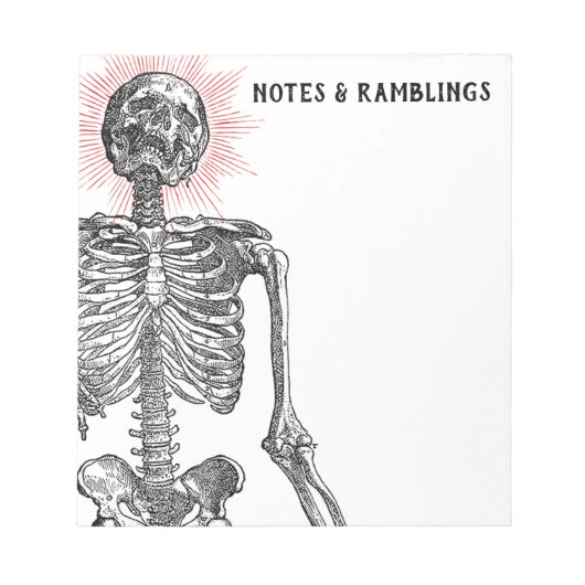 I am Skeleton! Notepad Notitieblok (Voorkant)