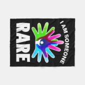 I Am Someone Rare Disease Awareness - Rare Disease Fleece Deken (Voorkant (Horizontaal))