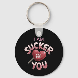 I Am Sucker for You Groovy Valentijns Matching Sleutelhanger