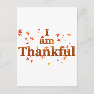 i am thankful briefkaart