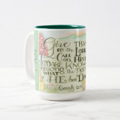 I AM Thankful!-Geef Bedankt aan de Lord Coffee Mok (Voorkant links)