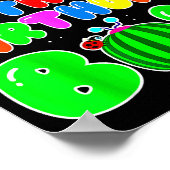 I Am The Birthday Boy Funny Watermelon Birthday Fa Poster (Hoek)