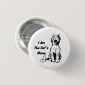 I Am the Cat's Meow Funny Cat Ronde Button 3,2 Cm (Voorkant /achterkant)