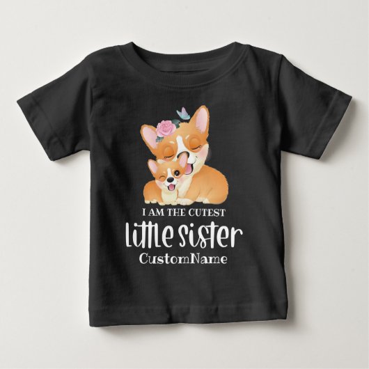 I am the Cutest Little Sister Corgi Dogs (Voorkant)
