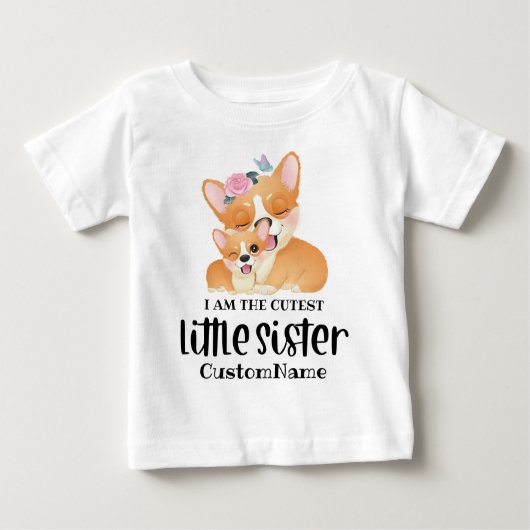 I am the Cutest Little Sister Corgi Dogs (Voorkant)