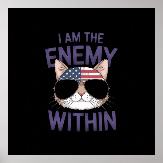 I Am The Enemy Within Bold voor 2024 Poster (Voorkant)