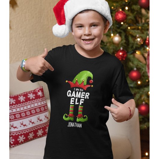I am The Gamer Elf Christmas T-shirt