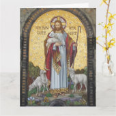 I am the Good Shepherd.  Kaart (Gele Bloem)