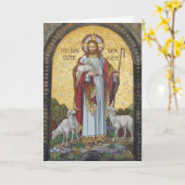 I am the Good Shepherd.  Kaart (Gele Bloem)