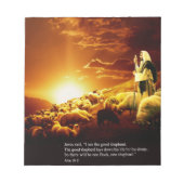 "I am the good shepherd... Notitieblok (Voorkant)